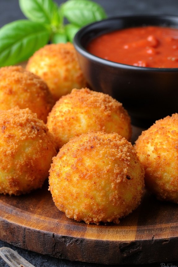 air fryer rice balls