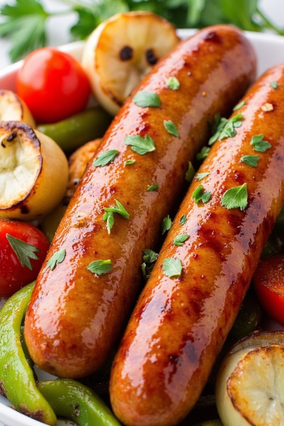 air fryer sausage and peppers