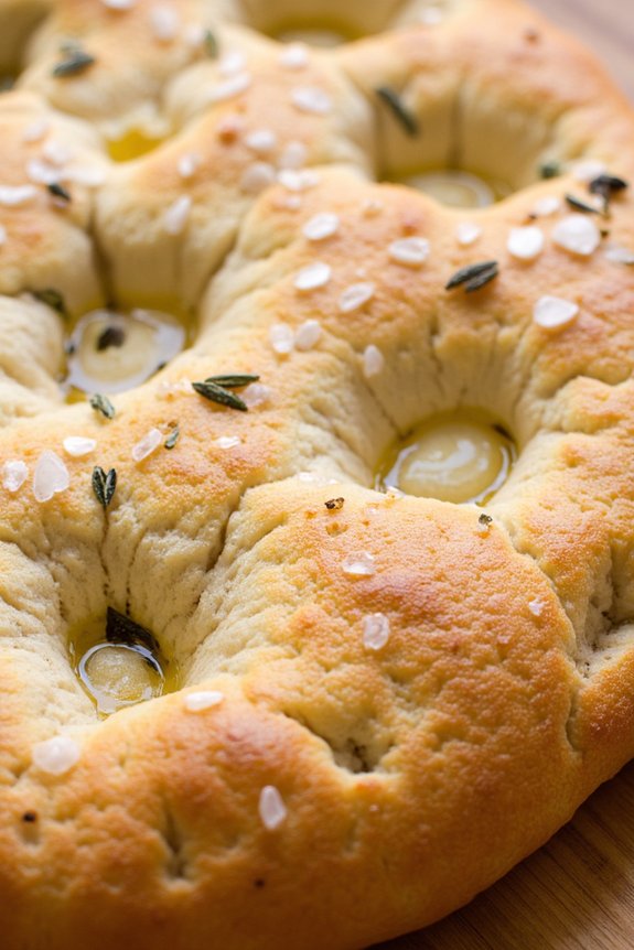 aromatic garlic herb focaccia