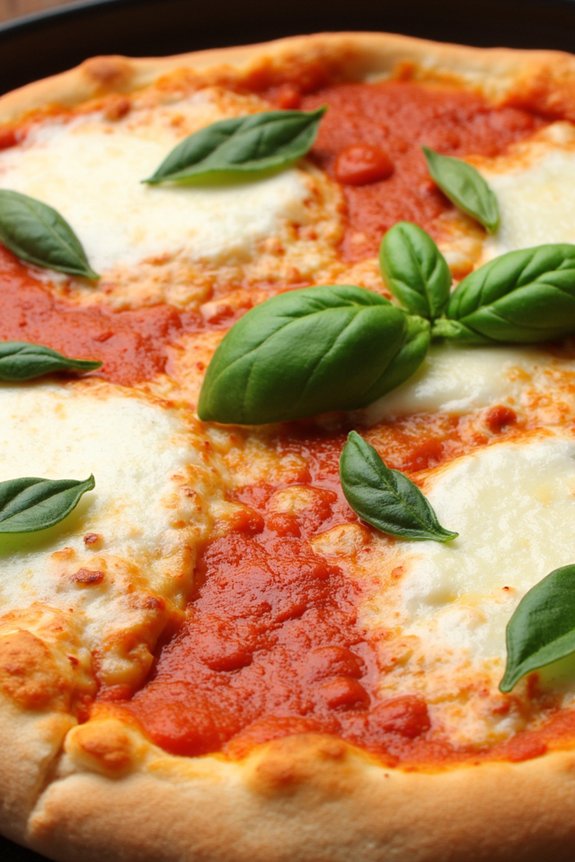authentic italian margherita pizza