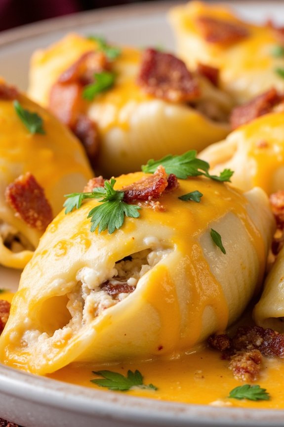 bacon and cheddar pasta delight