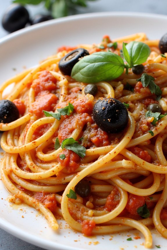bold mediterranean pasta delight