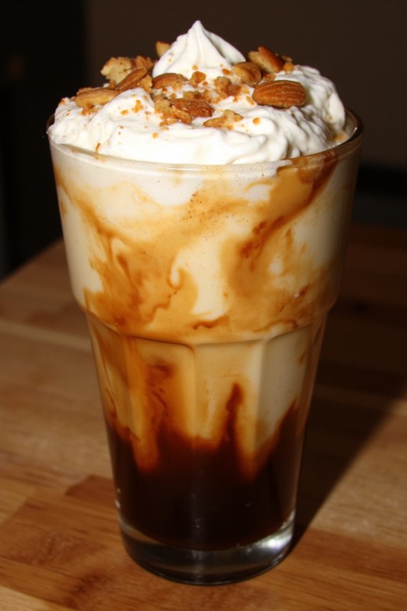 boozy amaretto espresso dessert