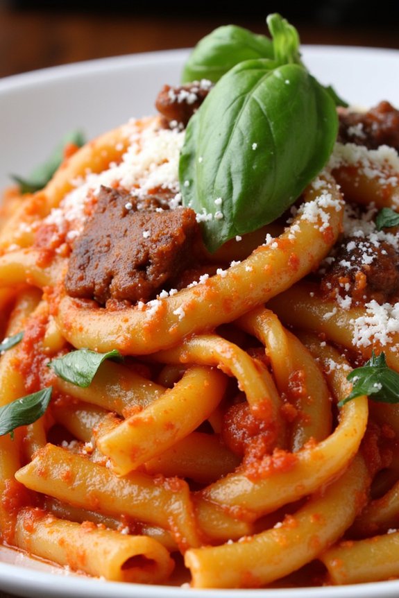 bucatini pasta with guanciale