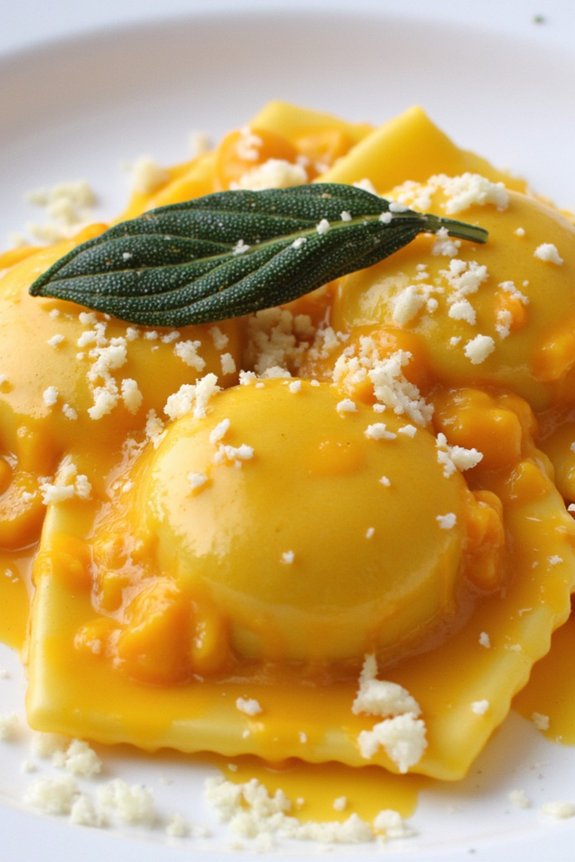 butternut squash ravioli delight