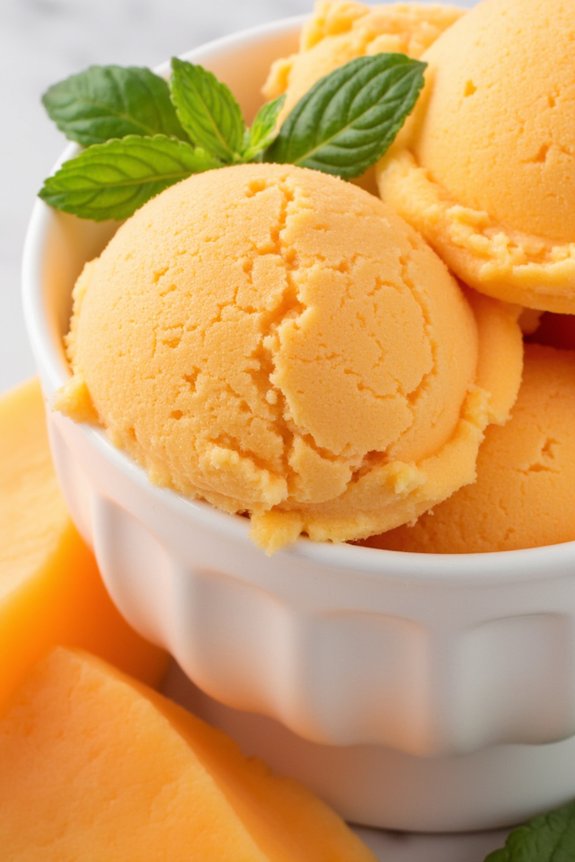 cantaloupe sorbetto recipe delight