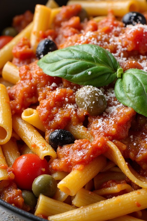 caponata inspired pasta sauce recipe