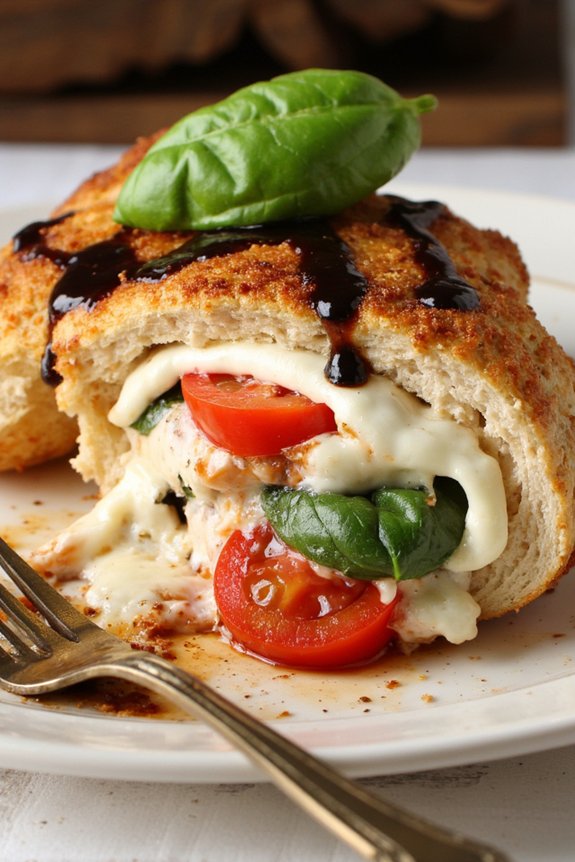 caprese stuffed chicken recipe