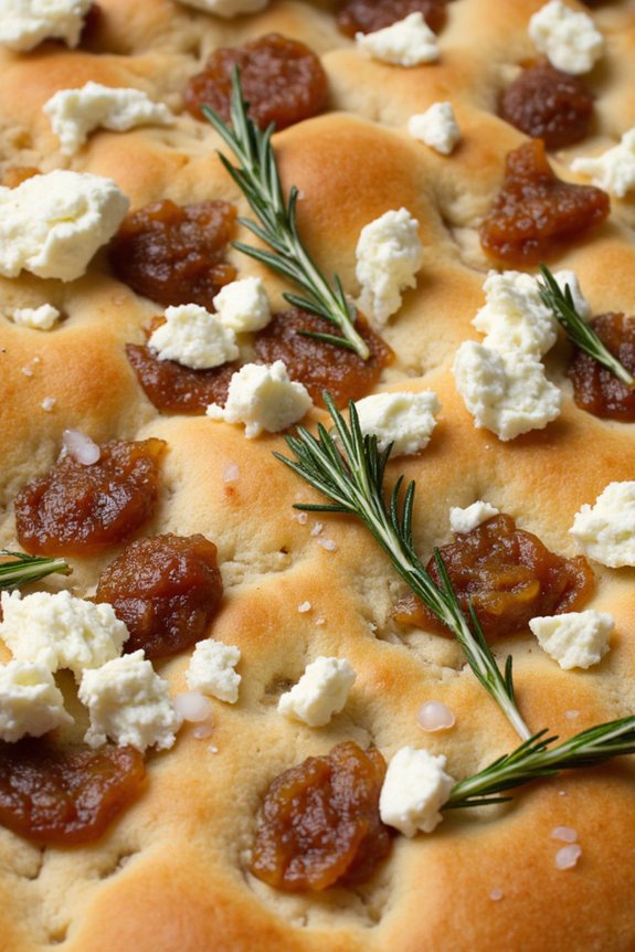 caramelized onion gorgonzola focaccia