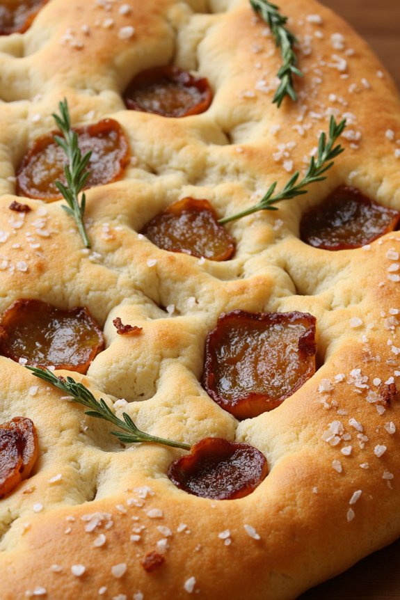 caramelized onion thyme focaccia