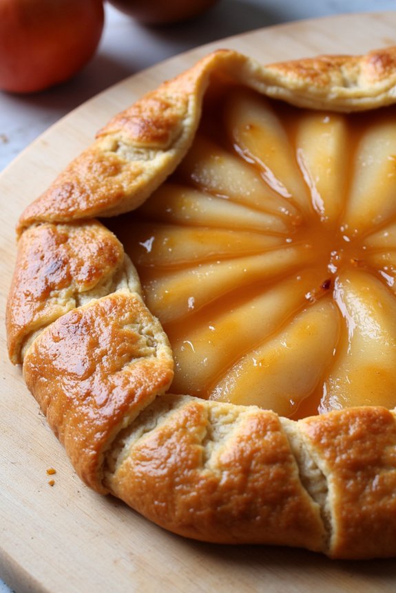 caramelized pear tart delight