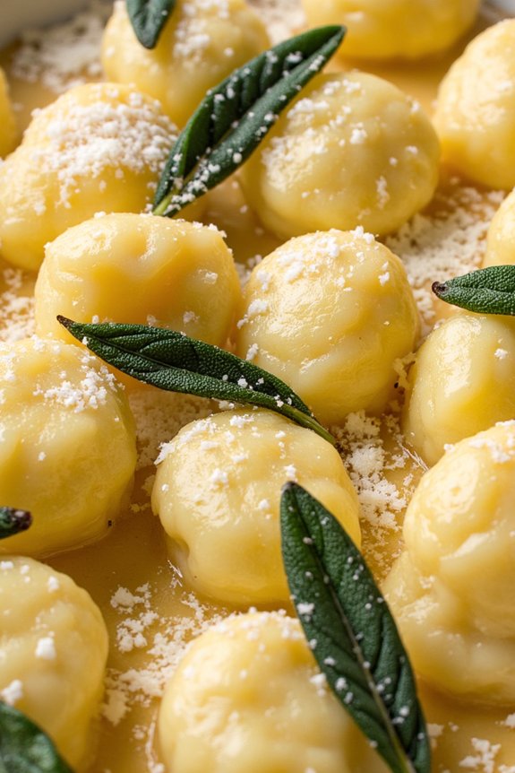 cauliflower gnocchi with sage butter