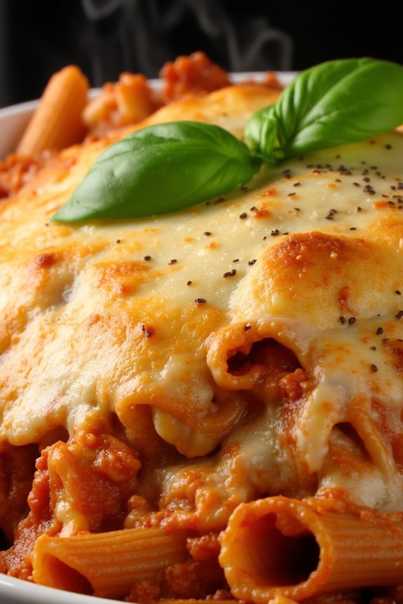 cheesy baked penne delight