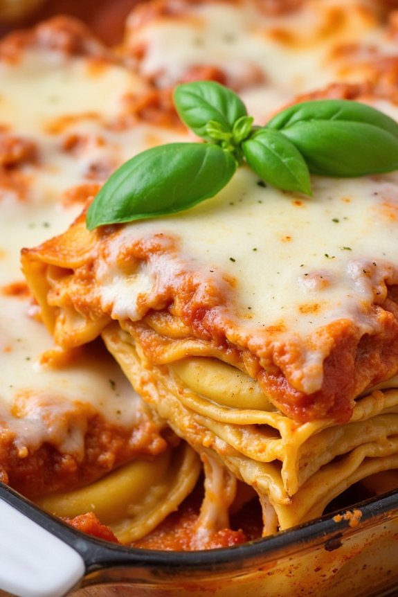 cheesy ravioli lasagna recipe