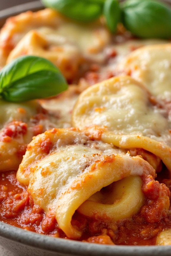 cheesy tortellini baked goodness