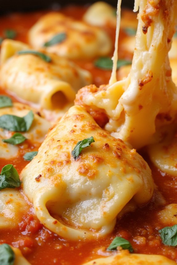 cheesy tortellini casserole delight