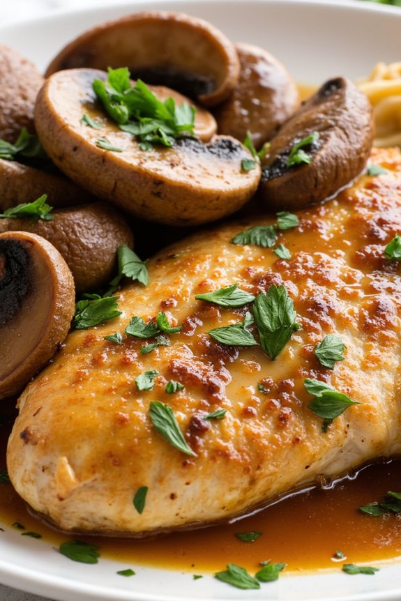 chicken marsala with mushrooms