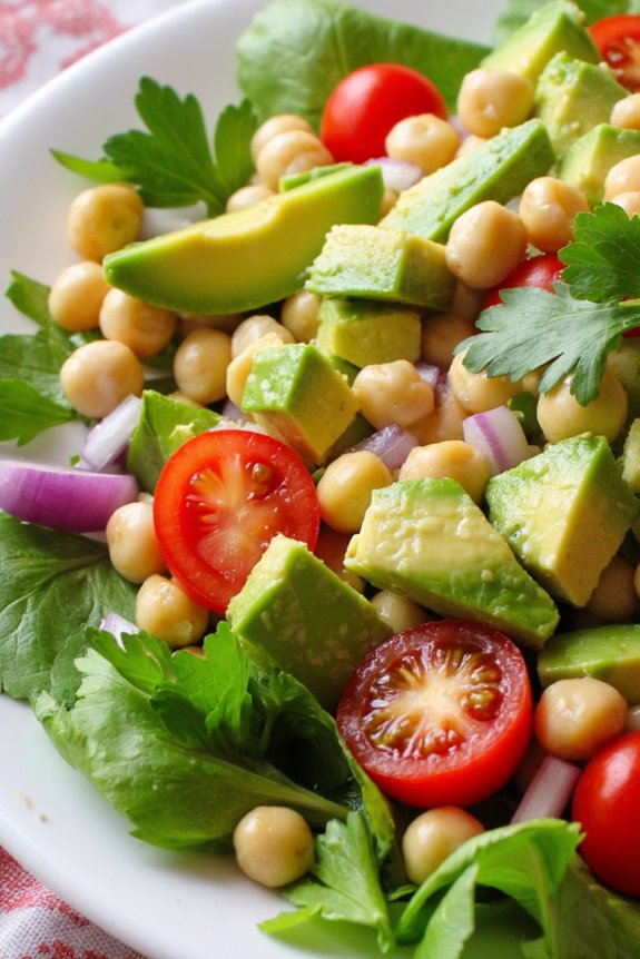 chickpea avocado salad recipe