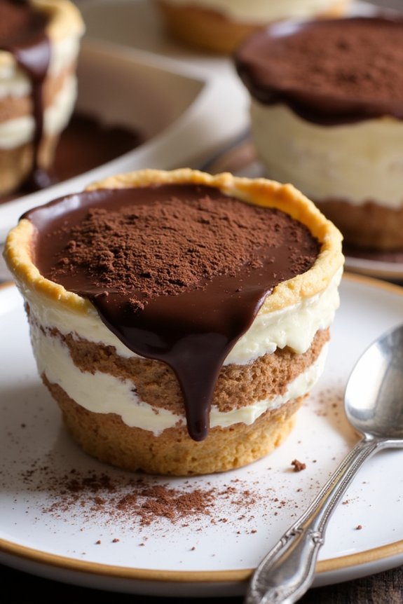 chocolate coffee custard cups