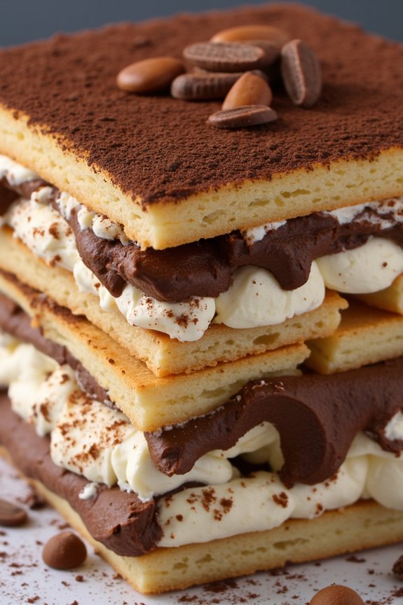 chocolate hazelnut tiramisu delight