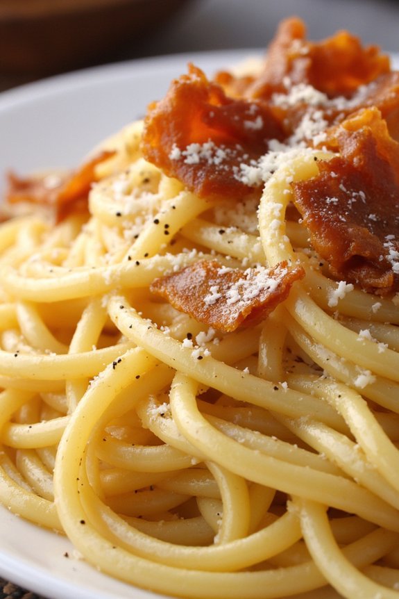 classic creamy pasta dish