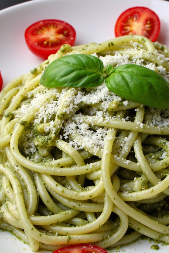 classic italian basil pasta