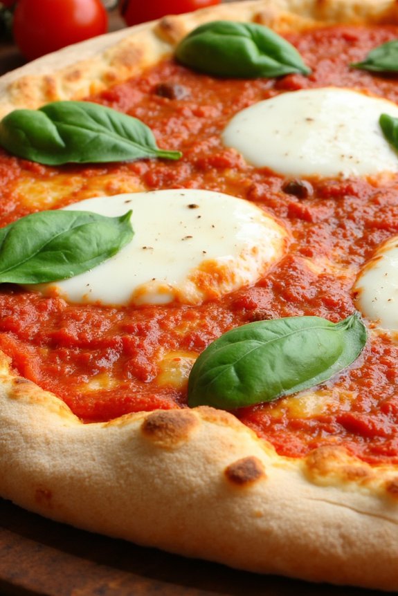 classic italian margherita pizza