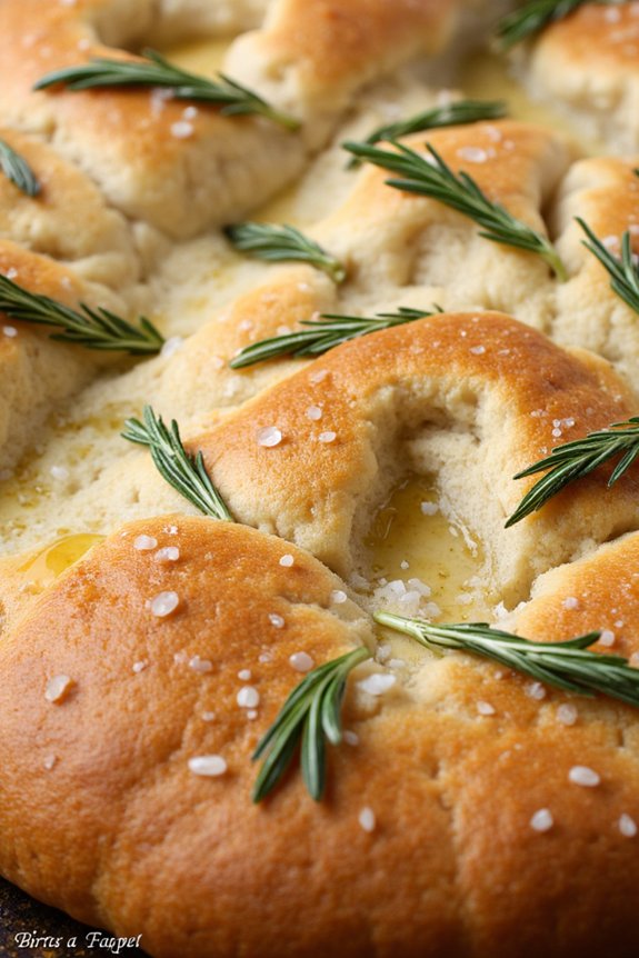 classic rosemary sea salt focaccia