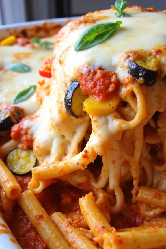 comforting baked ziti dish