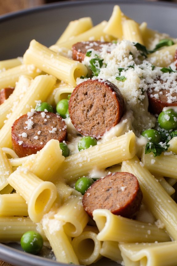 comforting creamy pasta dish