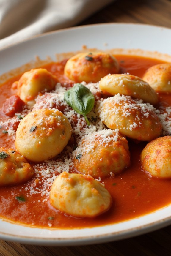 comforting gnocchi tomato sauce