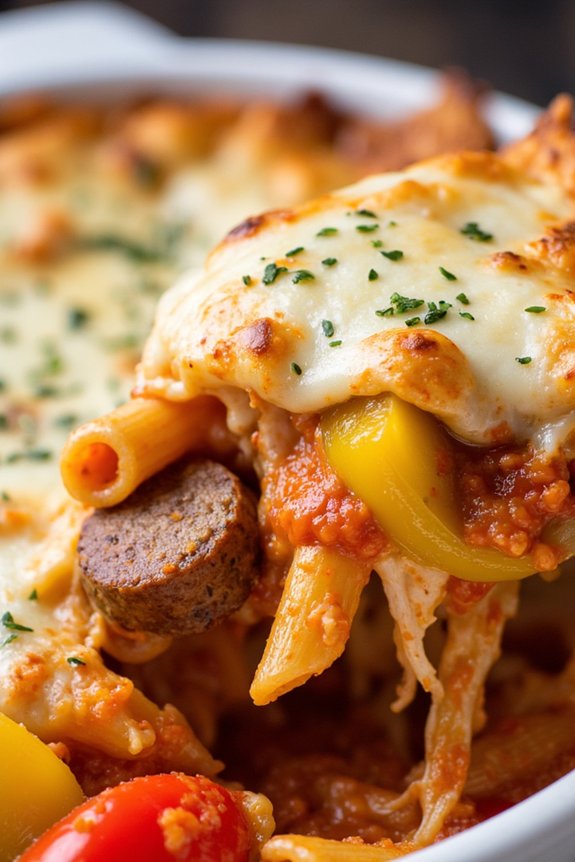 comforting italian baked pasta