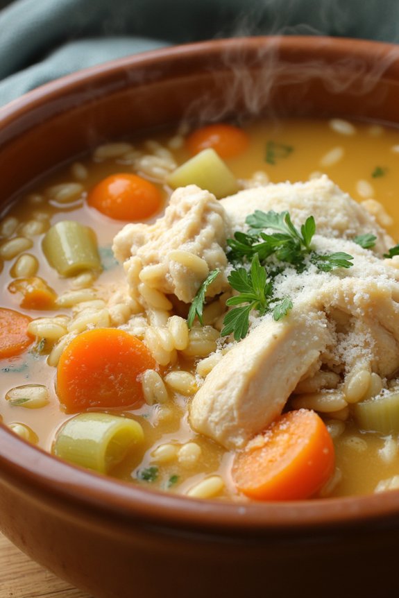 comforting italian chicken soup