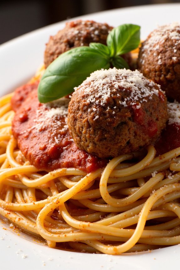 comforting italian meatball dish