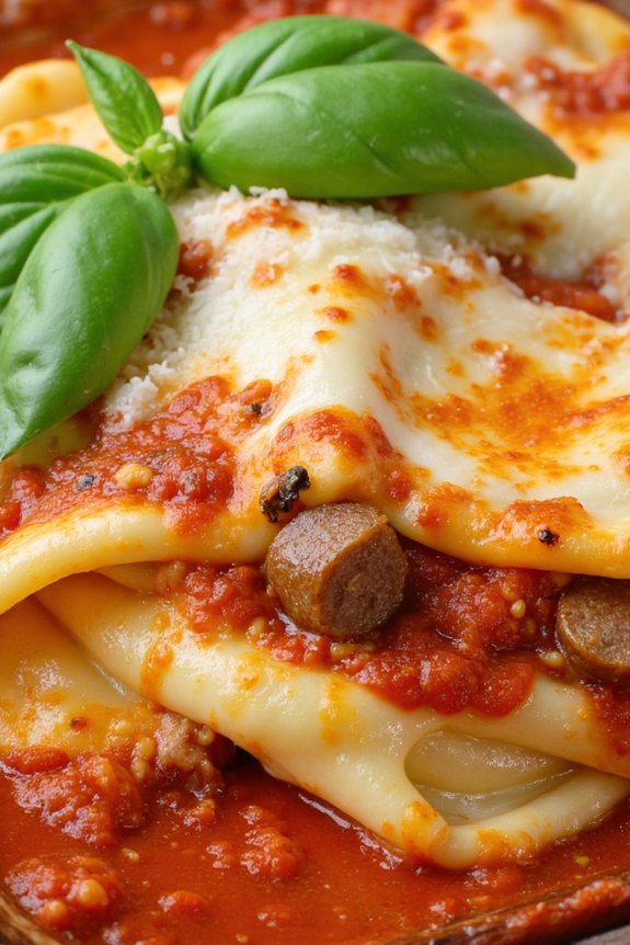 comforting italian sausage bake