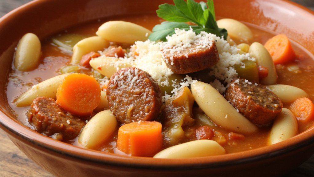 comforting italian sausage pasta