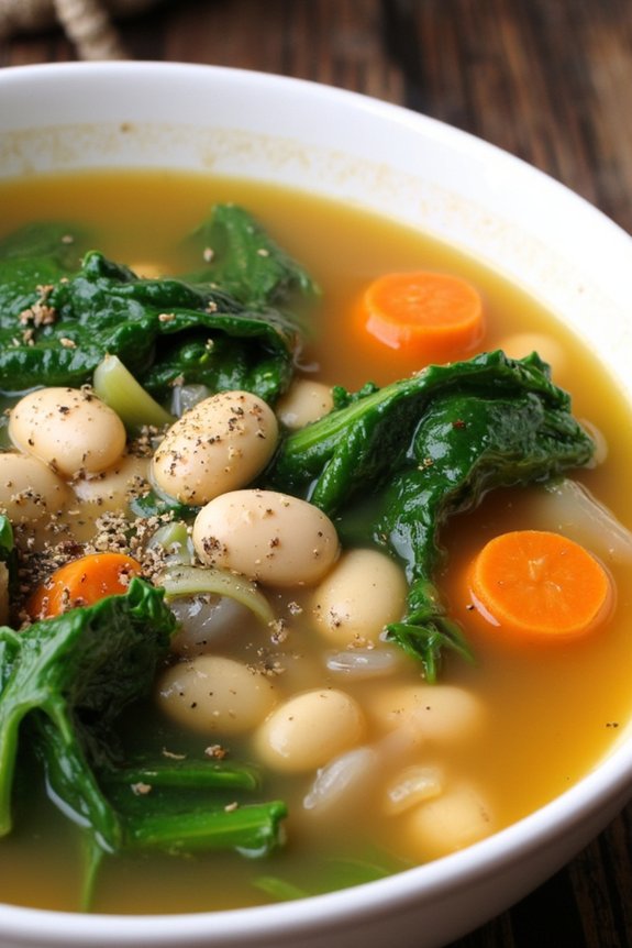 comforting vegan tuscan soup