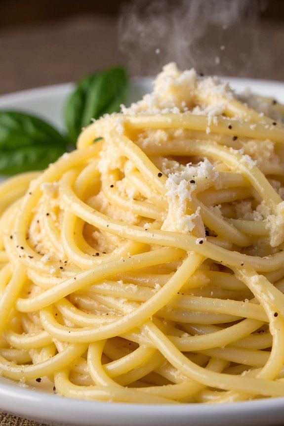 creamy cheese and pepper