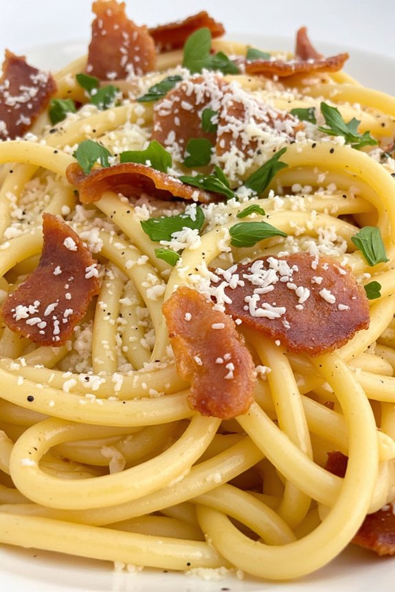 creamy cheesy pasta dish