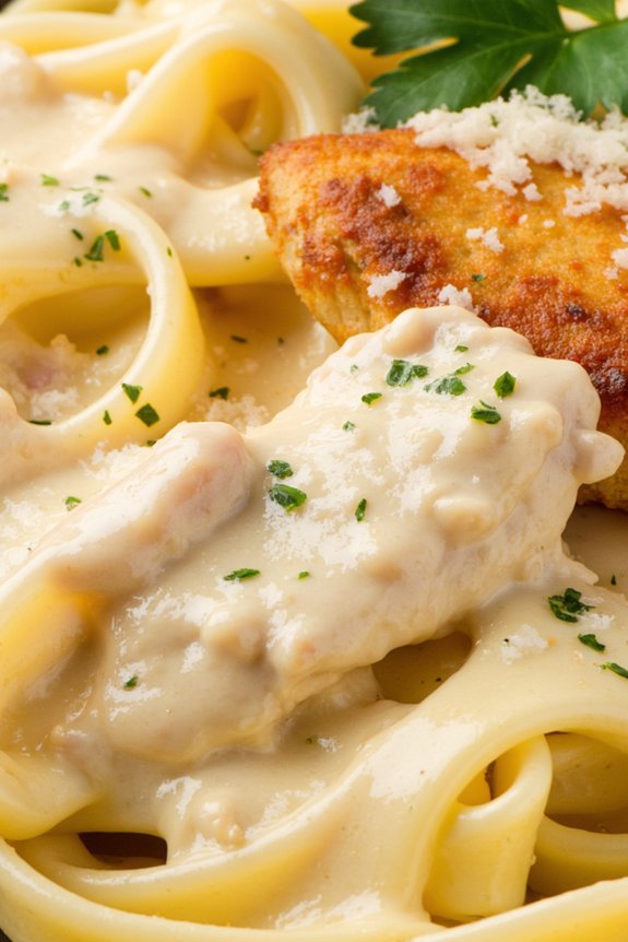 creamy chicken alfredo pasta