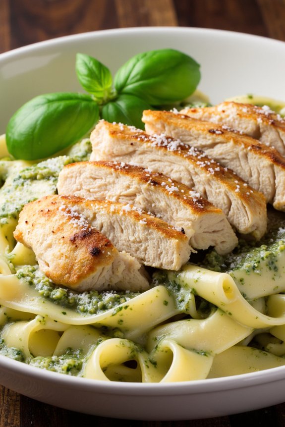 creamy chicken pasta delight