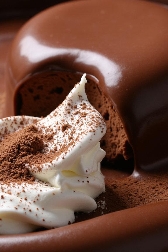 creamy chocolate italian pudding