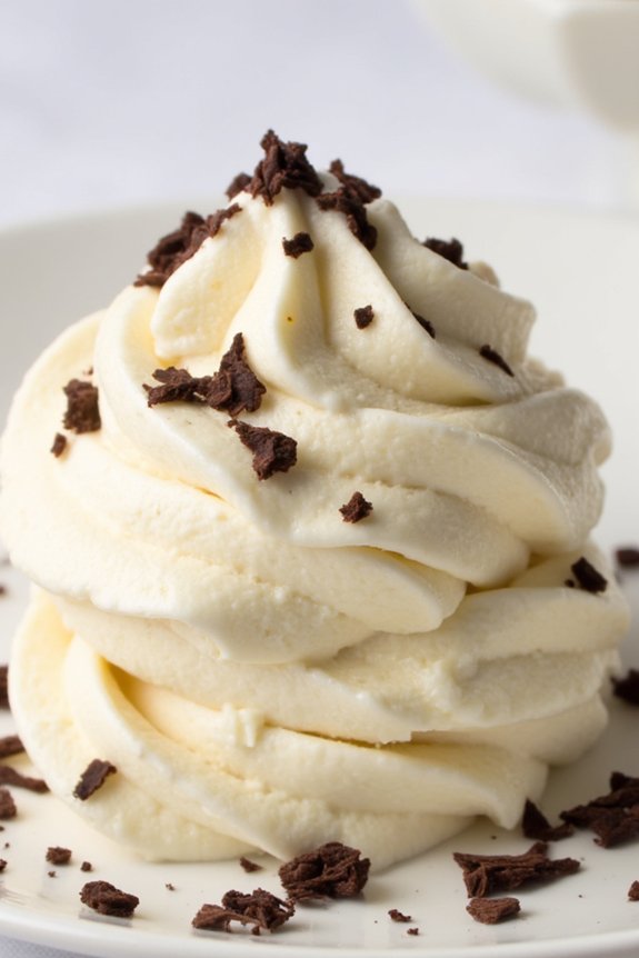 creamy chocolate shaved gelato