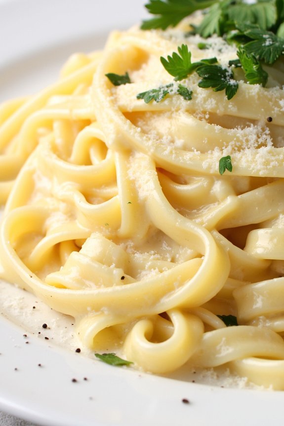 creamy fettuccine alfredo recipe