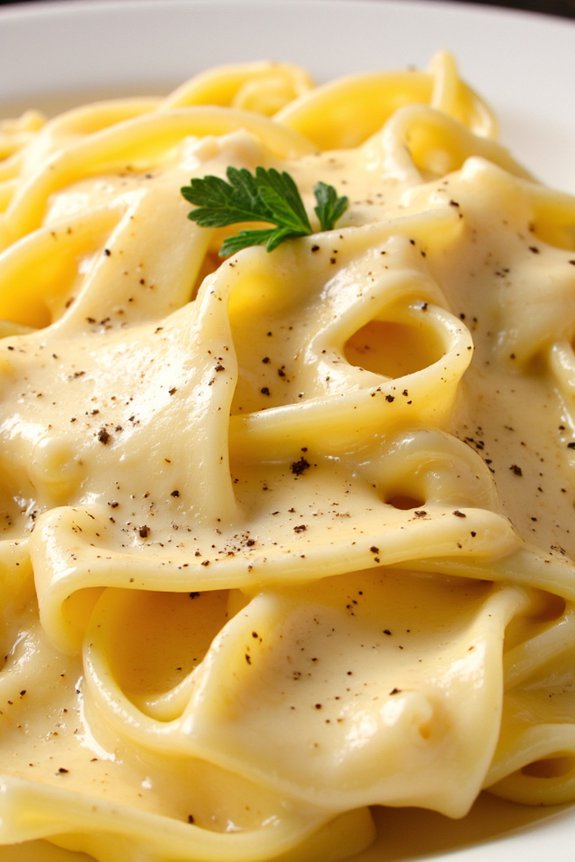 creamy fettuccine alfredo recipe