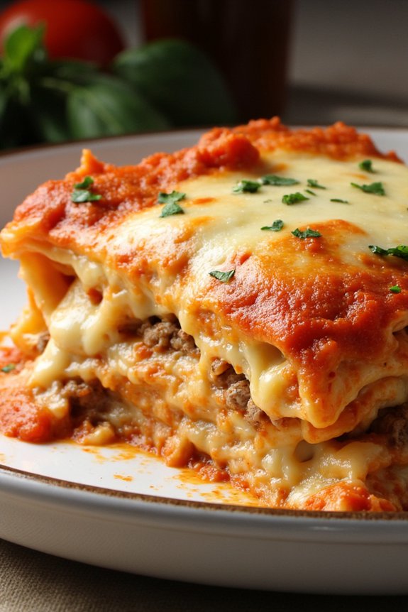 creamy four cheese lasagna recipe