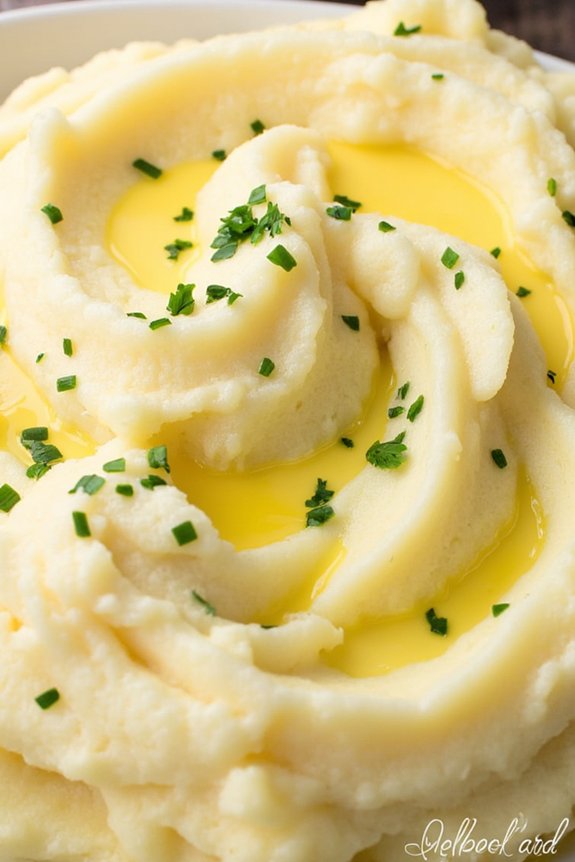 creamy garlic herb potatoes