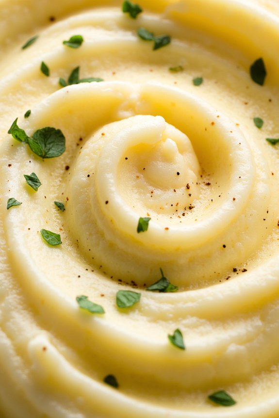 creamy garlic mashed potatoes