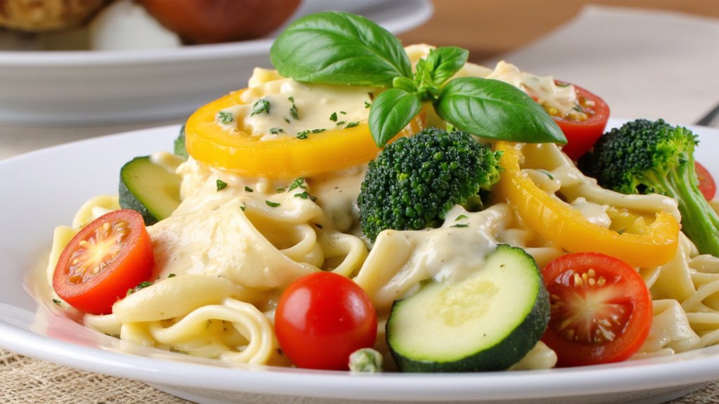 creamy italian alfredo pasta