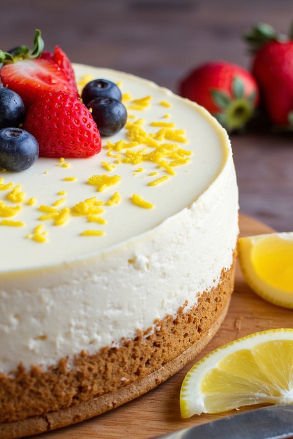 creamy italian ricotta cheesecake